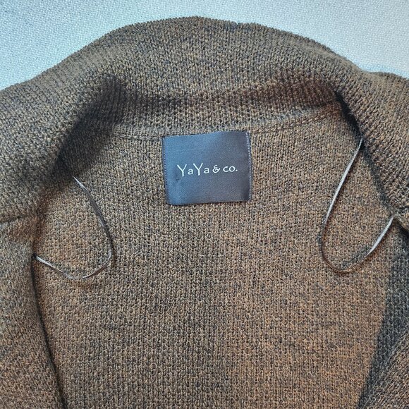 YaYa & Co Women's Sleeveless Knit Open Front Long Cardigan - Picture 5 of 7